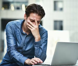 Person breaking free from comfort zone after career failed