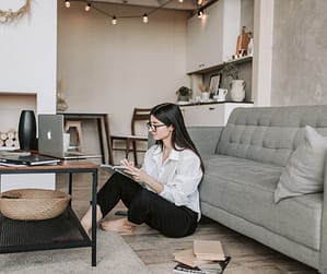 Woman planning money moves and lessons from getting fired