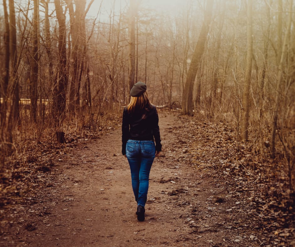 You Can’t Heal—person walking out into natural light